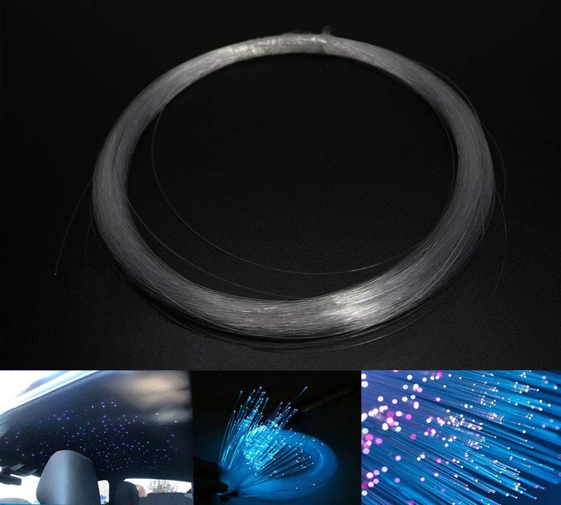 AZIMOM PMMA Plastic End Glow Fiber Optic Cable 0.5mm(0.02in) 100m(328ft)/Roll for Star Sky Ceiling All Kind Led Light Engine Driver Source - Image 1